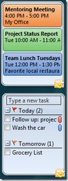 Outlook 2007 Gadgets For Windows Sidebar