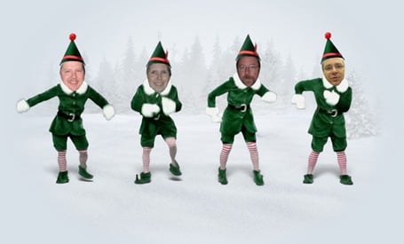 The GBM Staff Elves Go Dancing