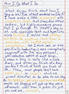 Inkblogging