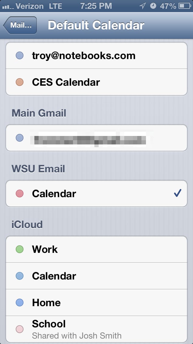 How to Set the Default Calendar on Your iPhone
