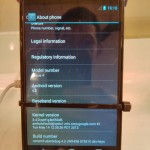 Android 4.3 running on a Neus 4 in a new video that appears to show the latest version of Android.