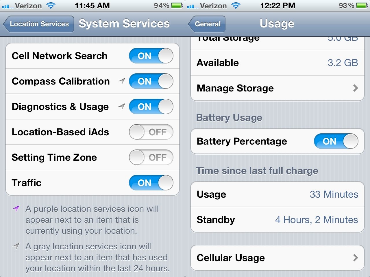 Fix Horrible iPhone 4S Battery Life With One Setting