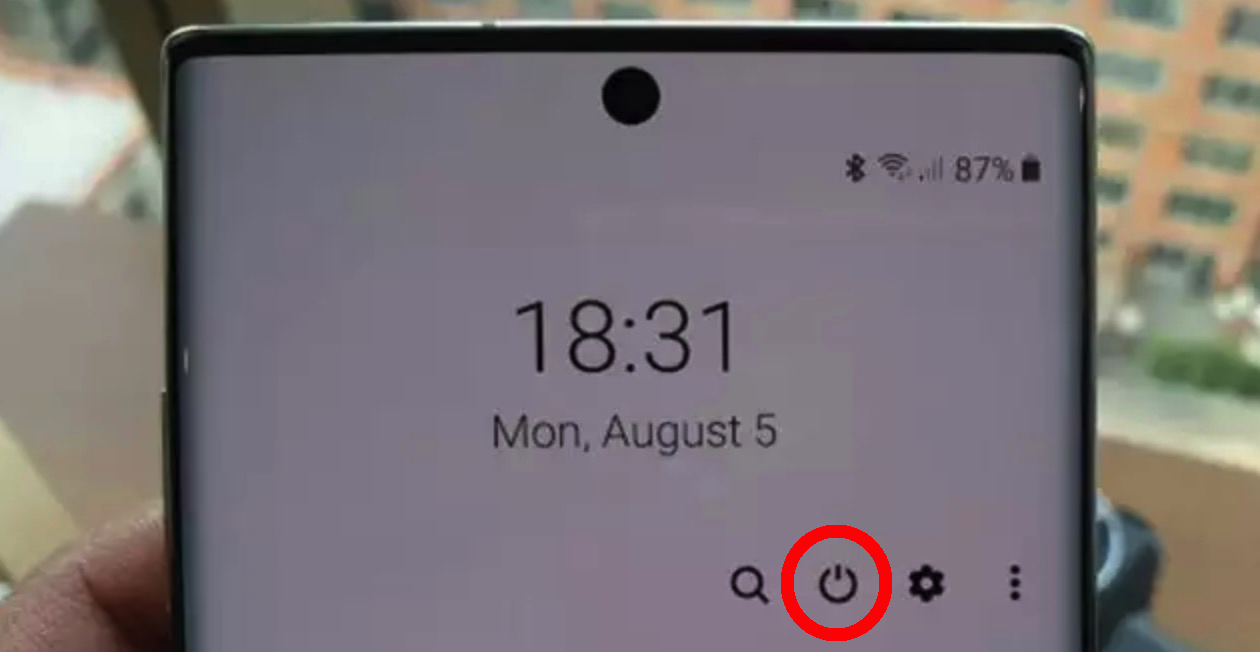 Cara mematikan atau mengulang Galaxy Note 10 1