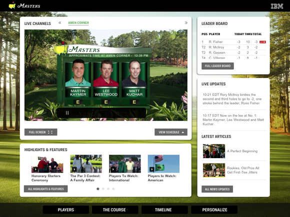 masters_main.jpg The Masters Golf Tournament app main screen