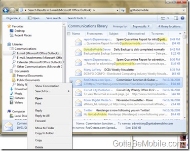 windows7communicationssearch