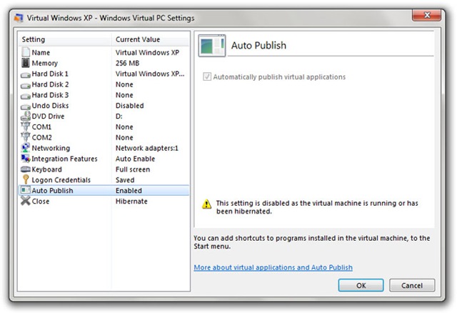 windows xp mode windows 7 save credentials