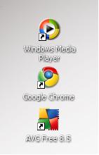 Google Chrome, AVG, and Windows Media Player