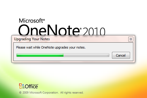 onenote2010update