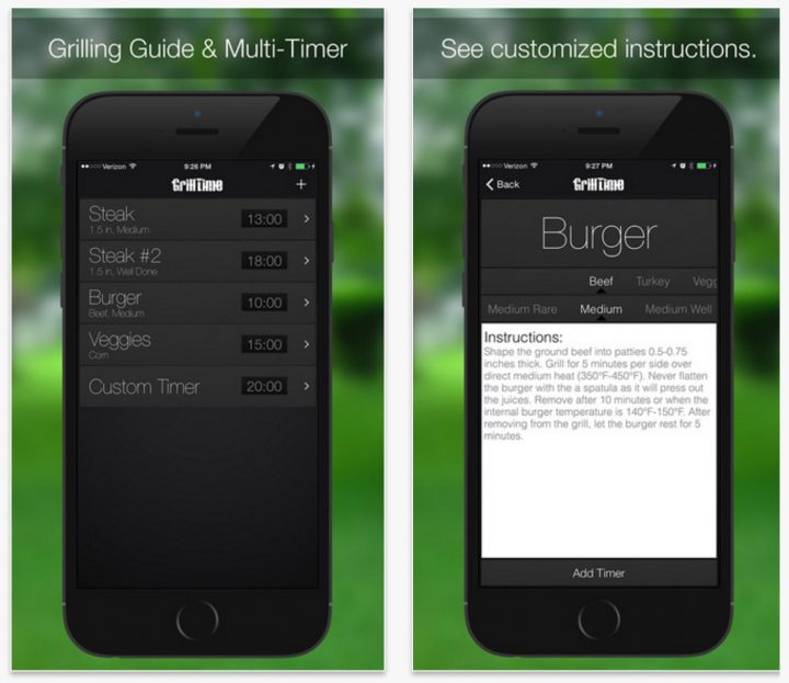 Best Grilling apps iPhone Android - 3