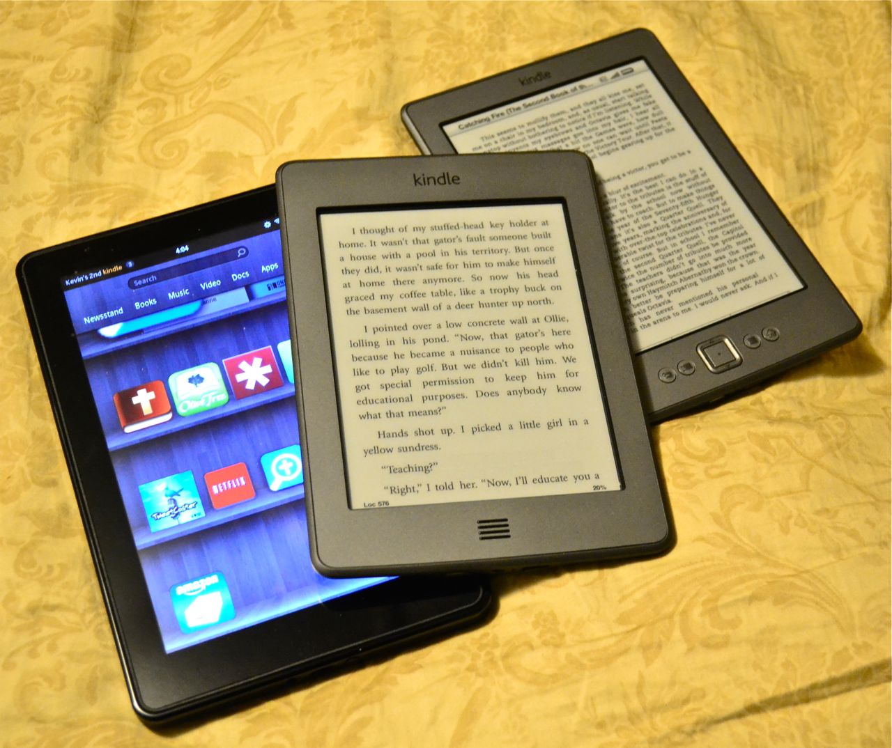 The Kindle Family of eReaders