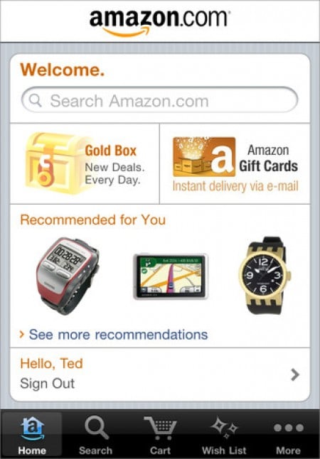 Amazon iPhone App
