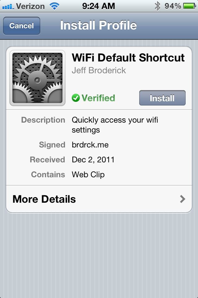 Installer jailbreak. Iphone WIFI Certificate. Конфигурация в айфоне. Iphone profile. Отключить Edge iphone 11.