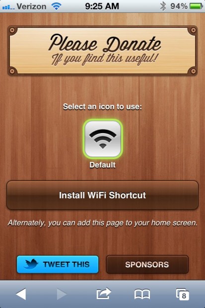Install iPhone Settings Shortcuts