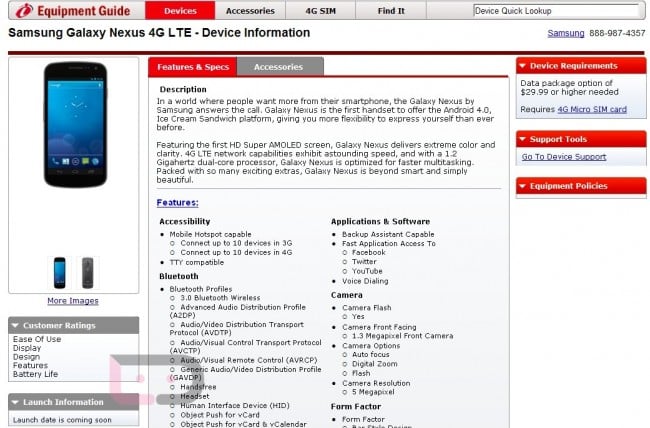 Galaxy Nexus Release Date Delay