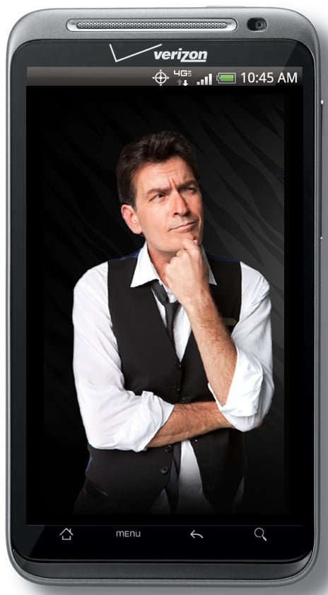 HTC ThunderBolt Ages Charlie Sheen