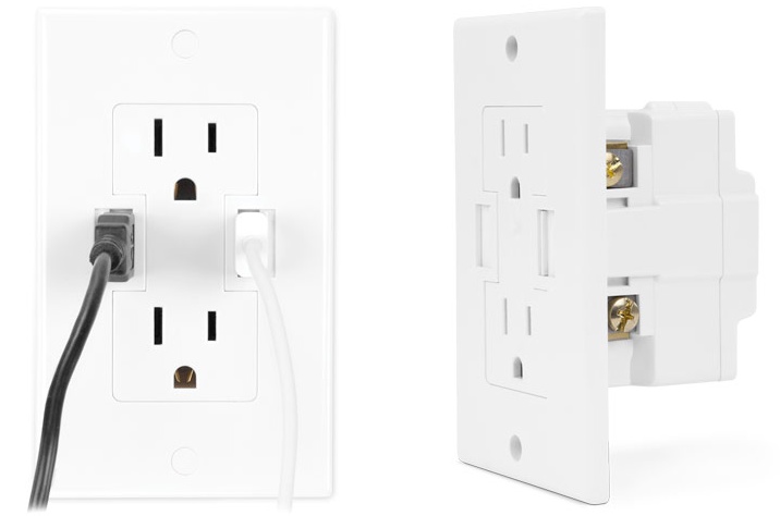 Power2U USB Wall Outlet