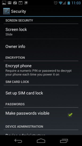 Set owner info on Galaxy Nexus Set owner info on Galaxy Nexus