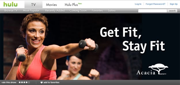 Hulu Fitness Channel