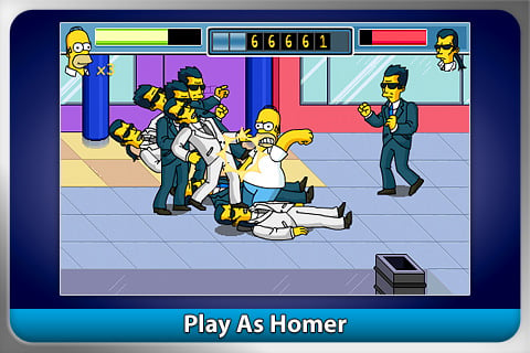 The Simpsons Arcade iPhone Game