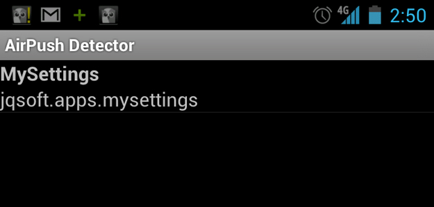 MySettings is the AirPush culprit