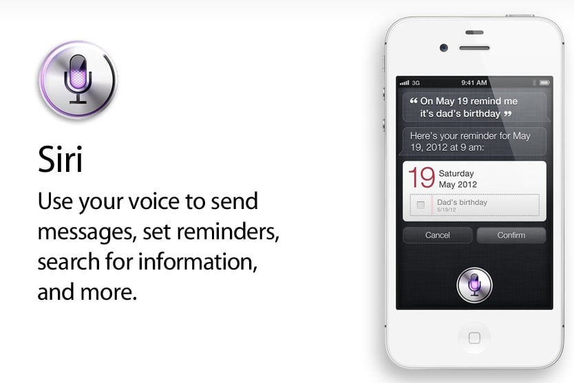 Siri on iPhone 4S