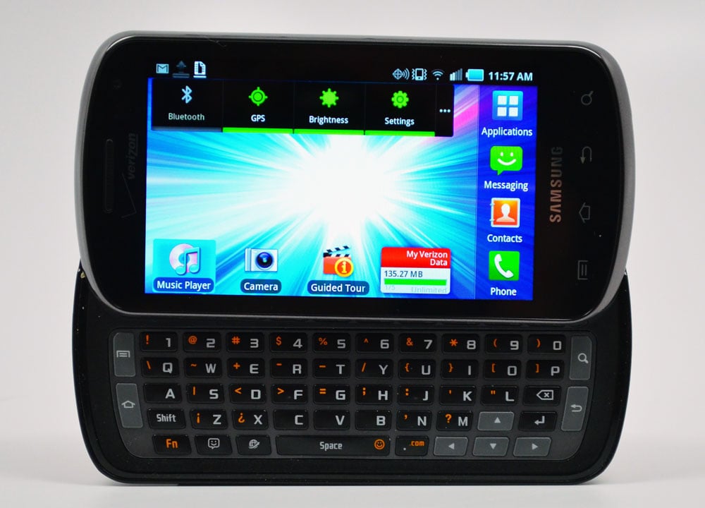 Samsung Stratosphere Review - Keyboard