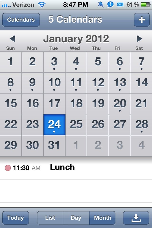 How to Delete an Event on the iPhone Calendar