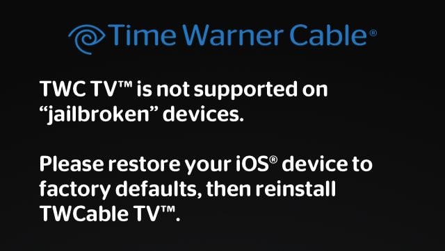 don't jailbreak iPad 2 Time Warner