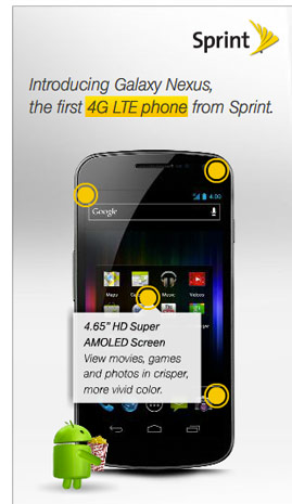 Galaxy Nexus for Sprint