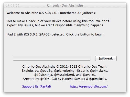 How to jailbreak the iPad 2 running iOS 5.0.1. 