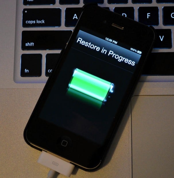 iPhone 4S Restore during jailbreak iPhone 4S Restore during jailbreak