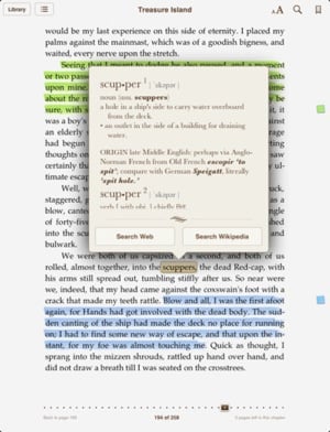iBooks Glossary Highlighting and Notes