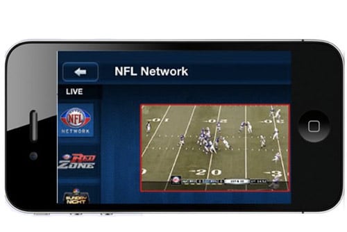 NFL Mobile on the iPhone - image credit Electronista