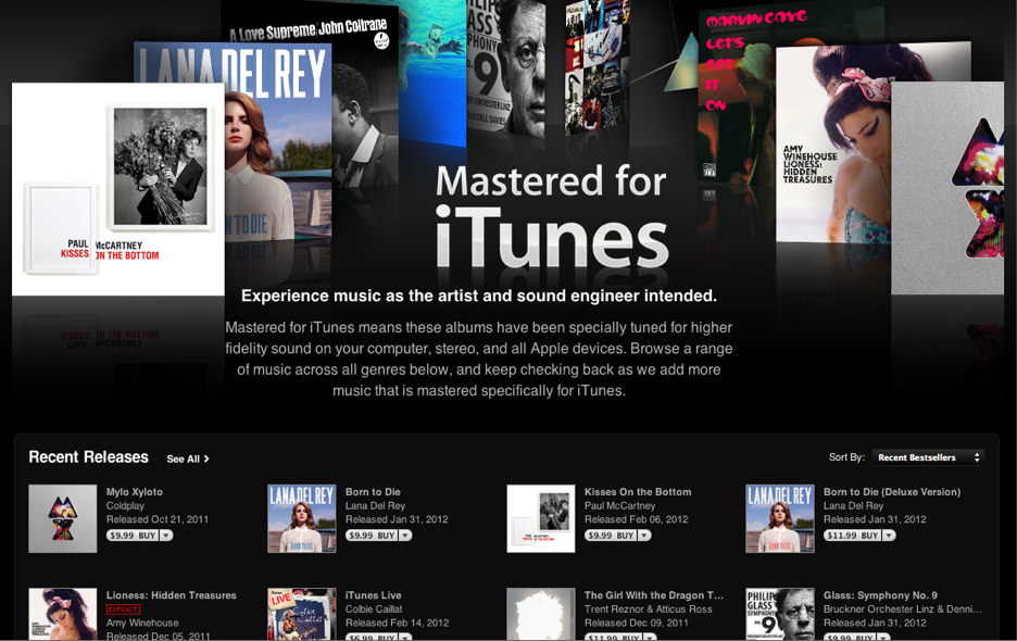 Apple Mastered for iTunes