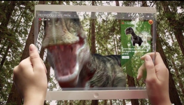 Augmented Reality Transparent Tablet