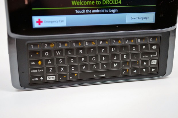 Droid 4 Review Keyboard