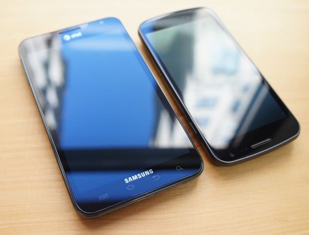 Samsung Galaxy Note and Galaxy Nexus