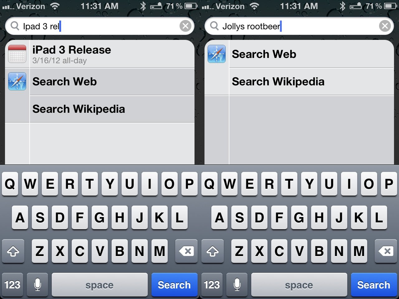 Search Faster on iPhone