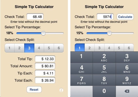 Simple Tip Calculator