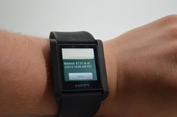 Smart Watch WIMM - Paying for Coffee
