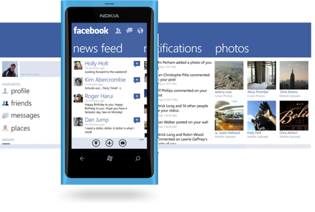 Windows Phone Facebook app