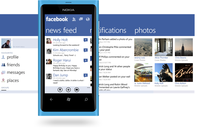 Windows Phone Facebook app
