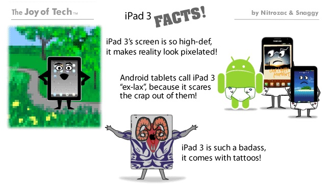 iPad 3 facts joy of tech