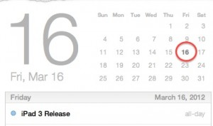 iPad 3 release date