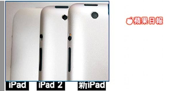 iPad 3 vs. iPad 2 camera and back