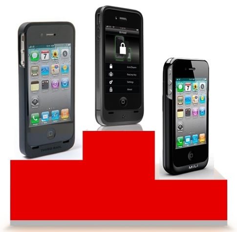 iphone 4s battery case showdown