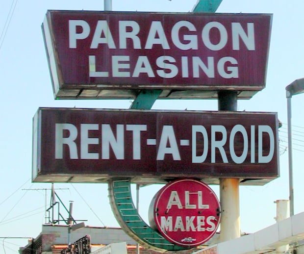 Leasing Smartphones - Paragon Leasing Sign by pixeljones on Flickr