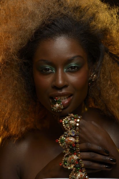 Nikon D800 sample image, photo of model with jewelry