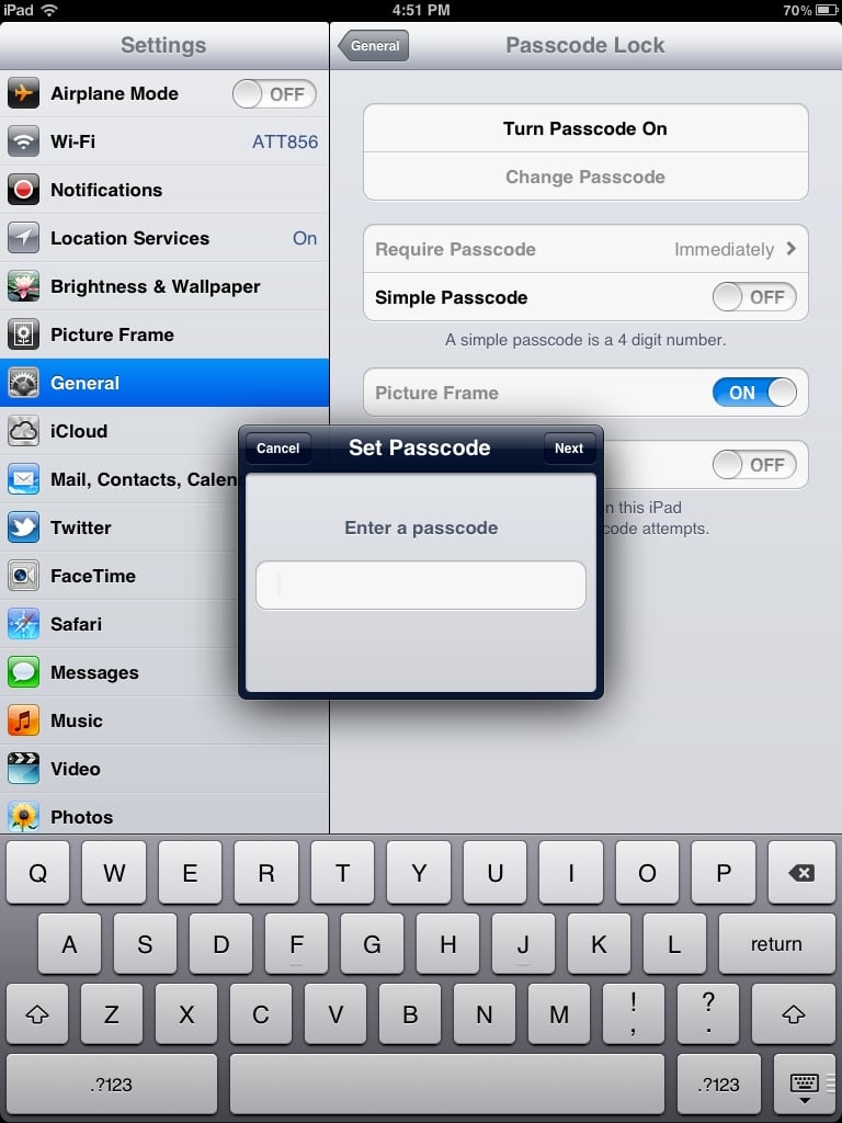How to Secure Your iPad With a Complex Passcode