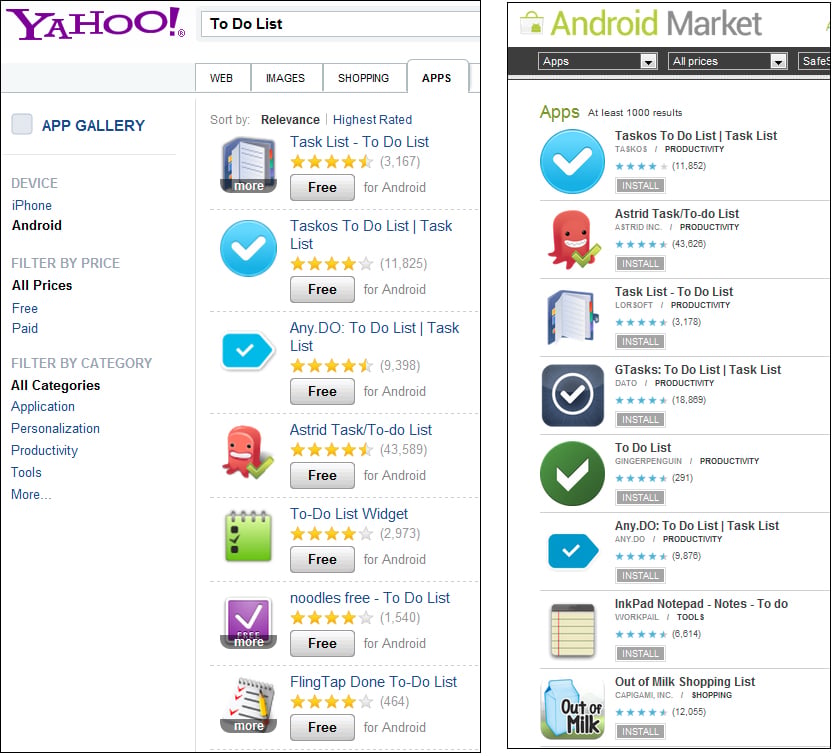 Hands-On With Yahoo's App Search - Beating Google At Their Own Game?